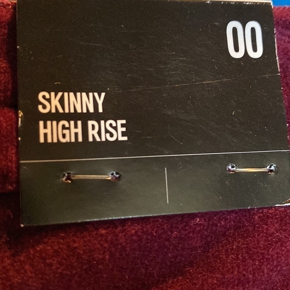 Express NWT High Waisted Skinny Velvet Pants - Picture 9 of 10